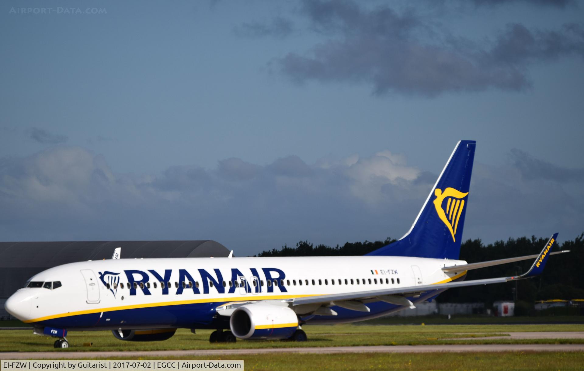 EI-FZW, 2000 Boeing 737-8AS C/N 44795, At Manchester