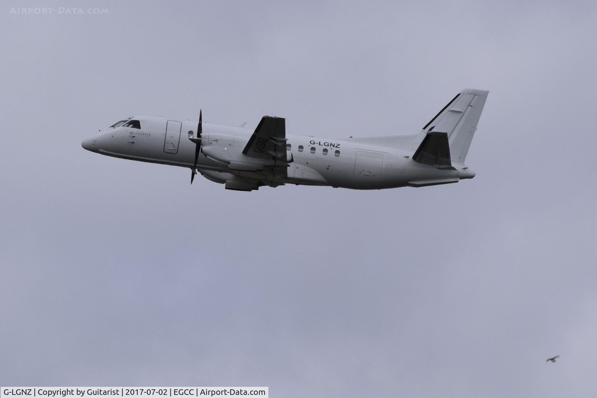 G-LGNZ, 1989 Saab 340B C/N 340B-167, At Manchester