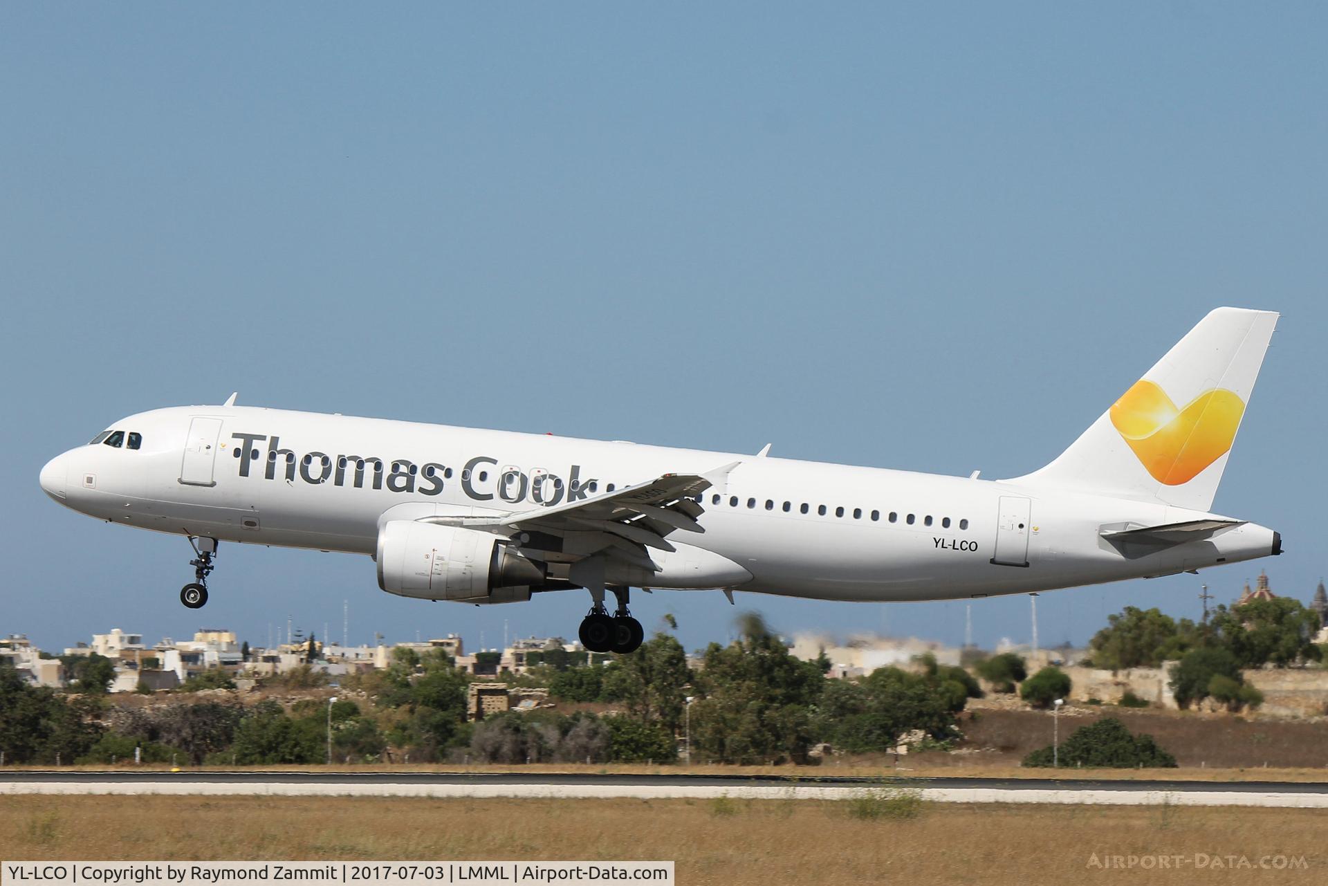 YL-LCO, 2002 Airbus A320-214 C/N 1873, A320 YL-LCO Thomas Cook Airlines