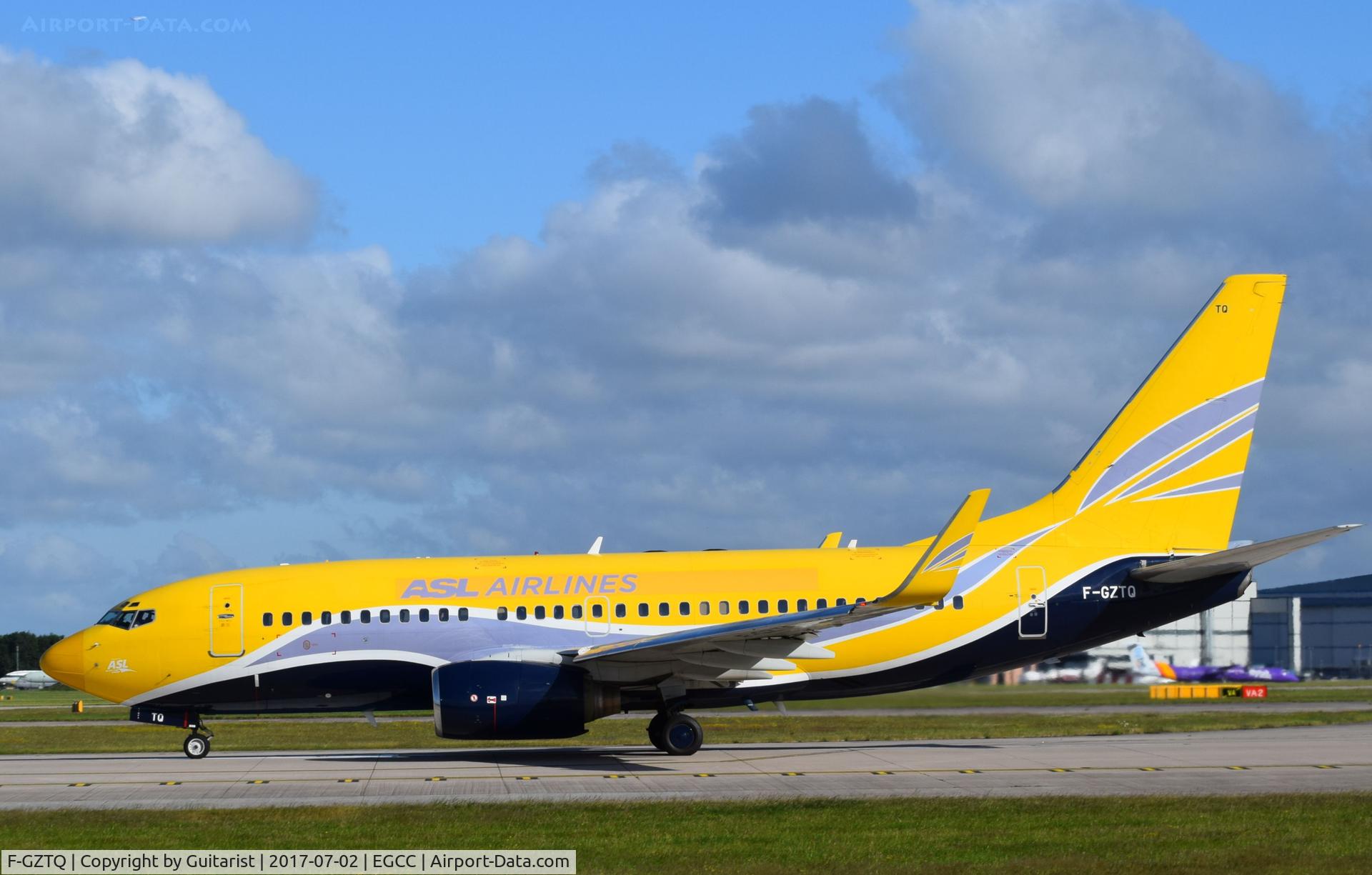 F-GZTQ, 1999 Boeing 737-73S C/N 29080, At Manchester