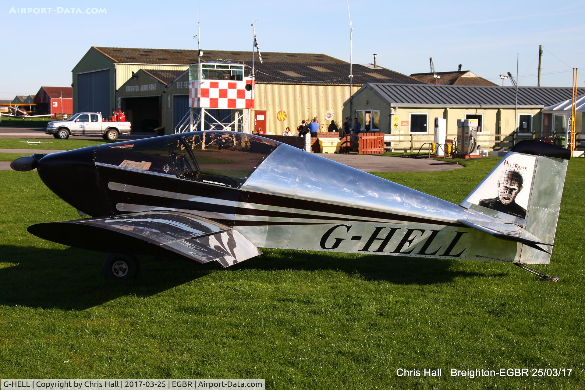 G-HELL, 2015 Sonex 3300 C/N LAA 337-15182, at Breighton