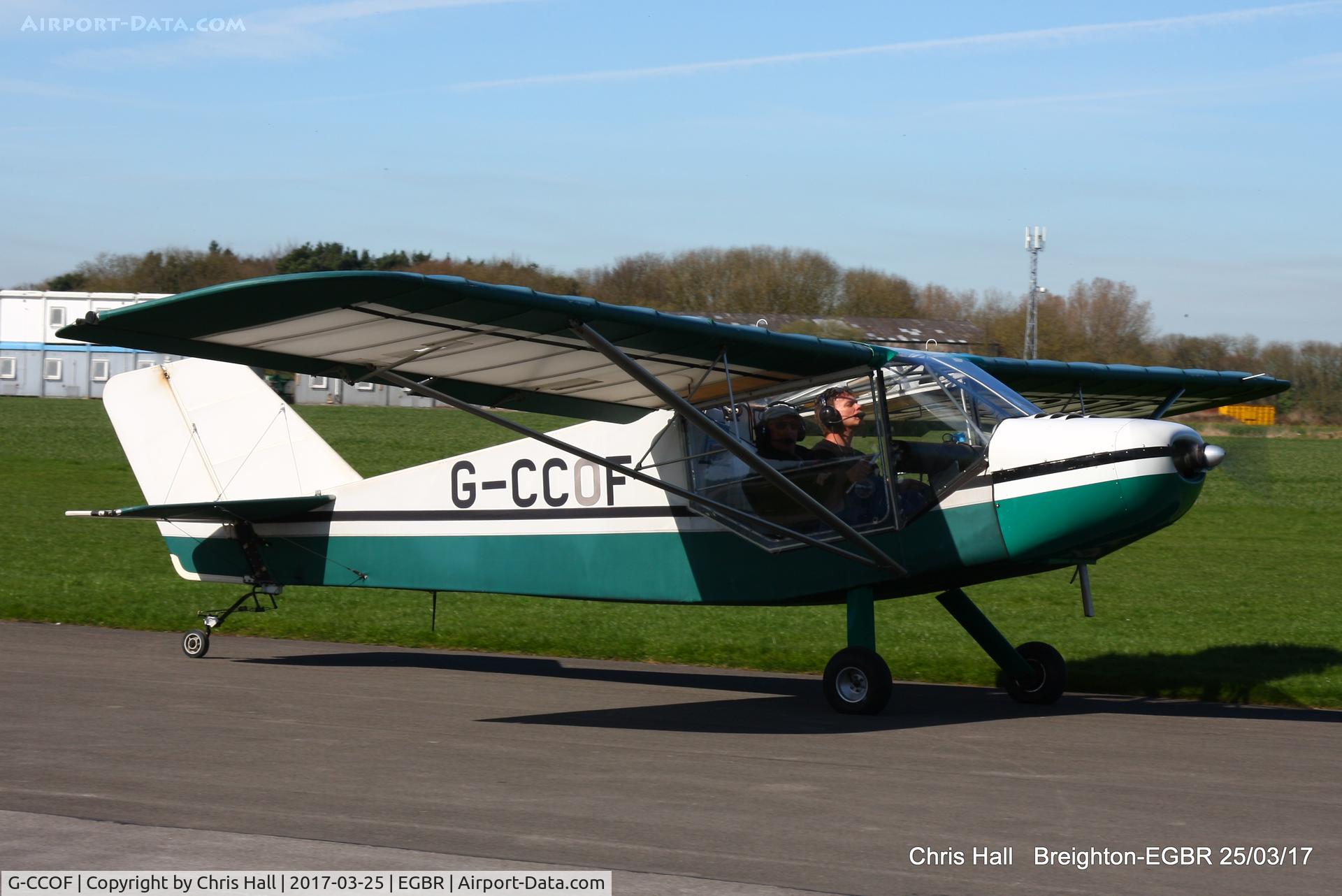 G-CCOF, 2004 Rans S-6ESA Coyote II C/N PFA 204-14037, at Breighton