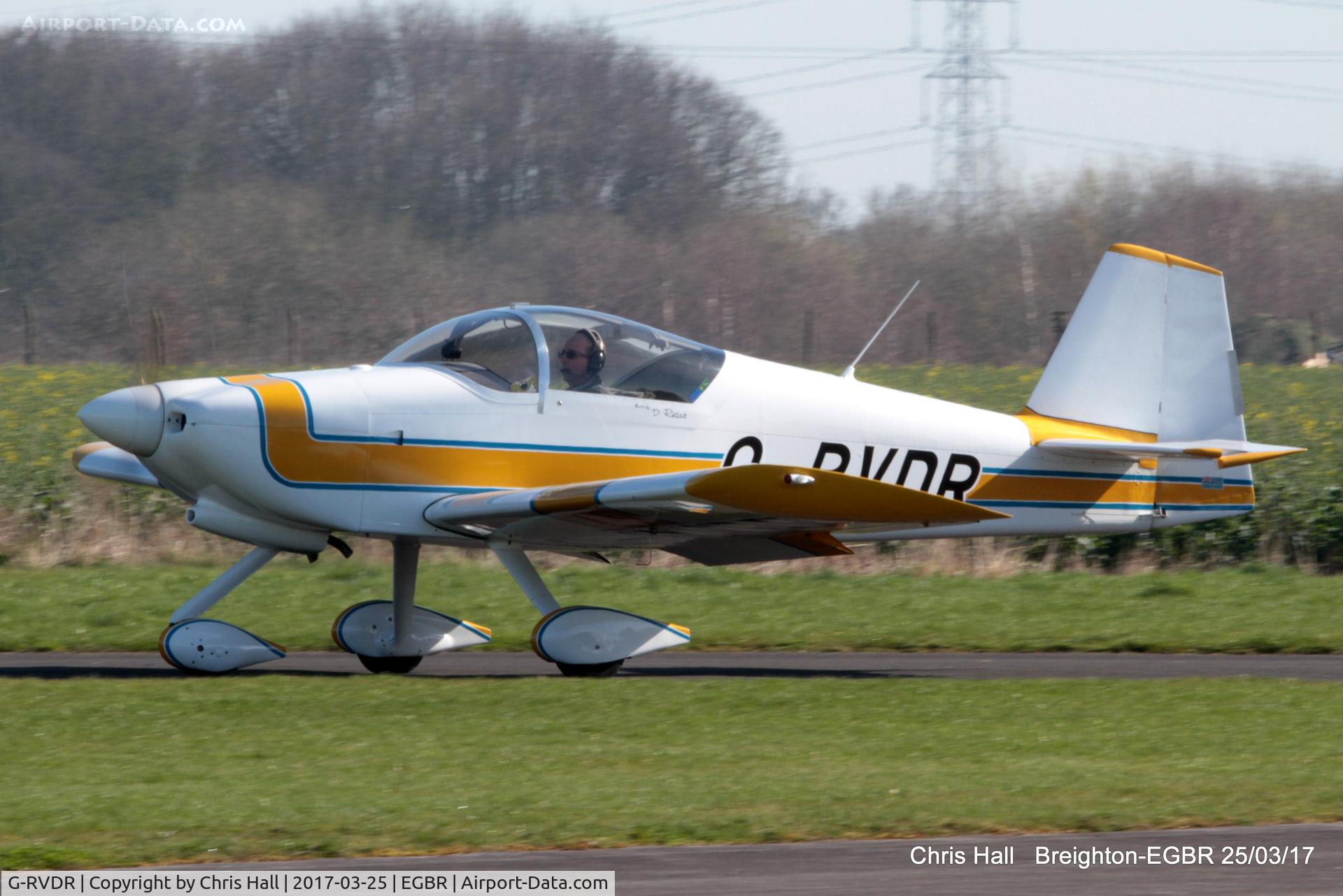 G-RVDR, 2001 Vans RV-6A C/N PFA 181A-13098, at Breighton