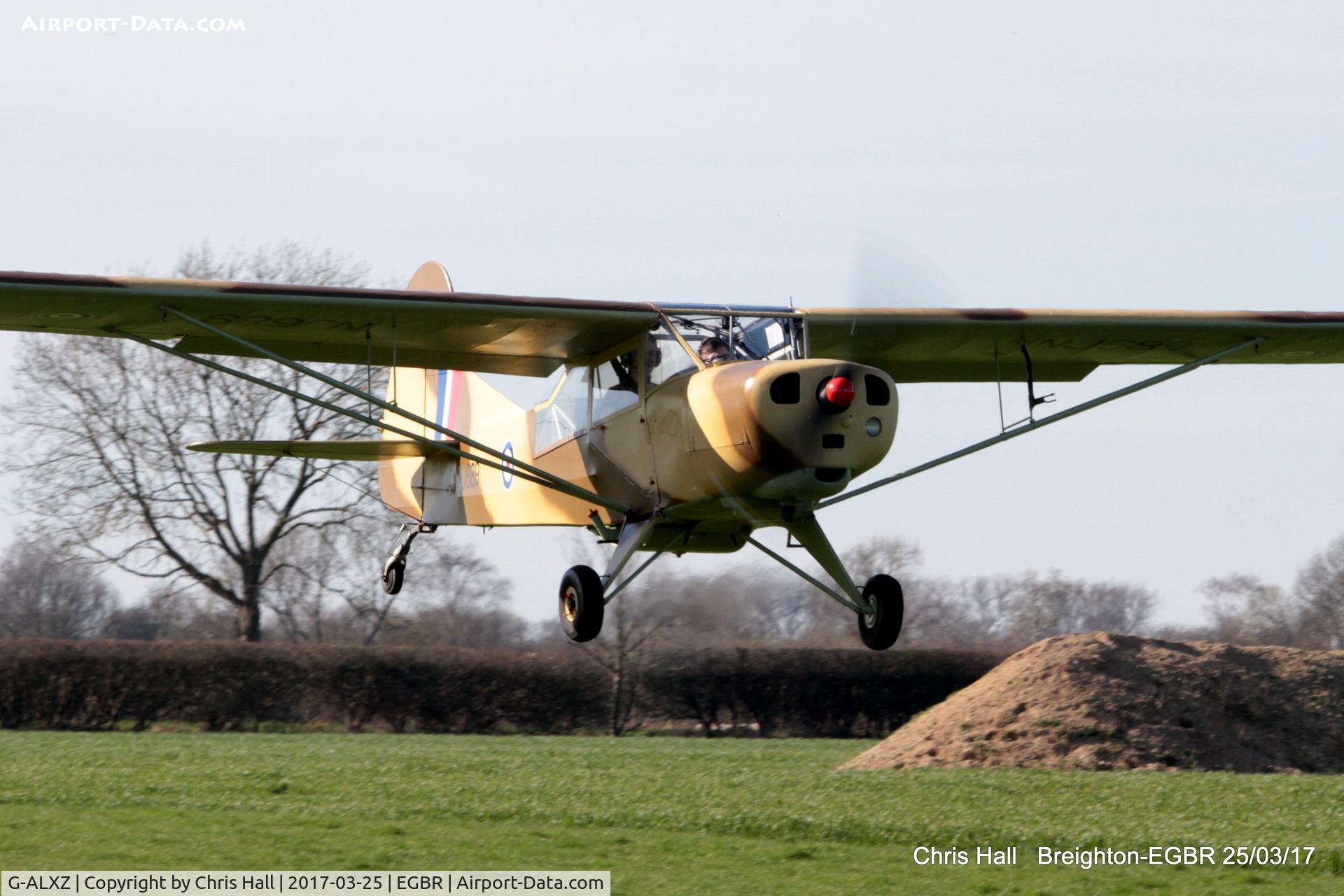 G-ALXZ, 1944 Taylorcraft Auster Mk.5/150 C/N 1082, at Breighton