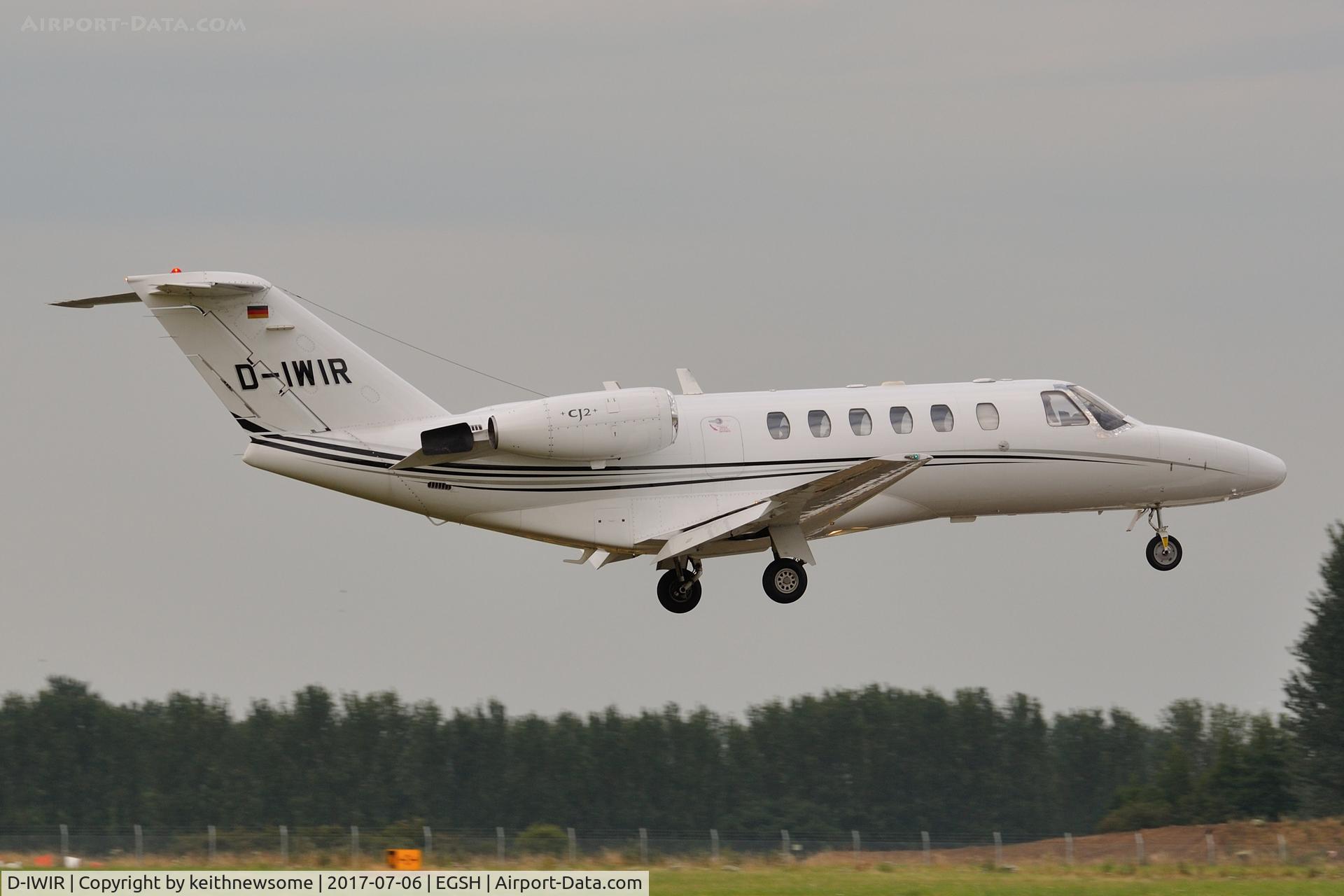 D-IWIR, 2002 Cessna 525A CitationJet CJ2 C/N 525A-0102, Nice Visitor.