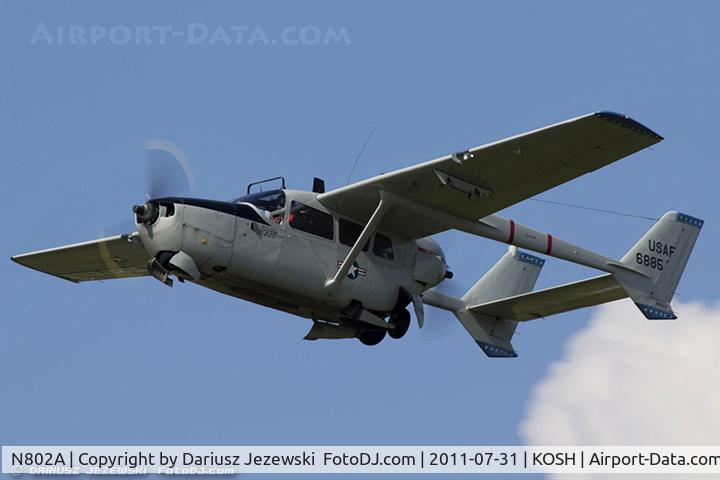 N802A, 1968 Cessna O-2A (M337B) Super Skymaster Super Skymaster C/N 337M-0174, Cessna M337B (O-2A Super Skymaster) CN 337M0174 - Robert Shafer, N802A