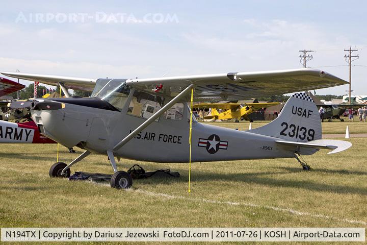 N194TX, 1951 Cessna 0-1A C/N 23139, Cessna 0-1A CN 23139, N194TX