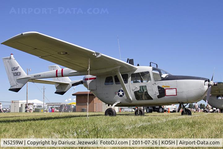 N5259W, 1968 Cessna M337B (O-2A) Super Skymaster C/N 337M-0196 (68-10831), Cessna 337B CN 337MO196, N5259W