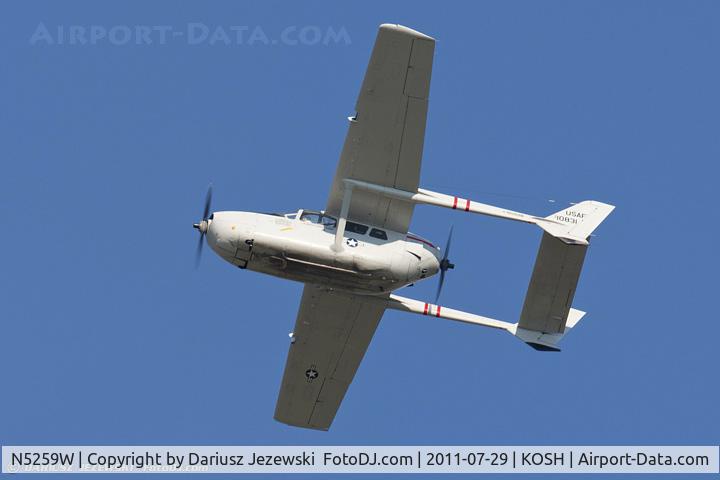 N5259W, 1968 Cessna M337B (O-2A) Super Skymaster C/N 337M-0196 (68-10831), Cessna 337B CN 337MO196, N5259W