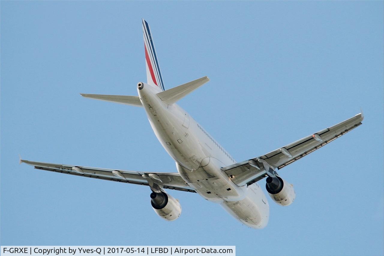 F-GRXE, 2002 Airbus A319-111 C/N 1733, Airbus A319-111, Take off rwy 05, Bordeaux-Mérignac airport (LFBD-BOD)