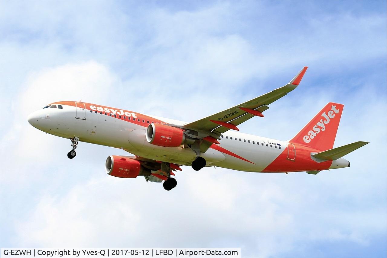 G-EZWH, 2013 Airbus A320-214 C/N 5542, Airbus A320-214, On final rwy 23, Bordeaux-Mérignac airport (LFBD-BOD)