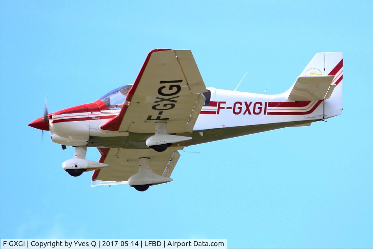 F-GXGI, Robin DR-400-180 Regent Regent C/N 2520, Robin DR-400-180, On final rwy 23, Bordeaux-Mérignac airport (LFBD-BOD)