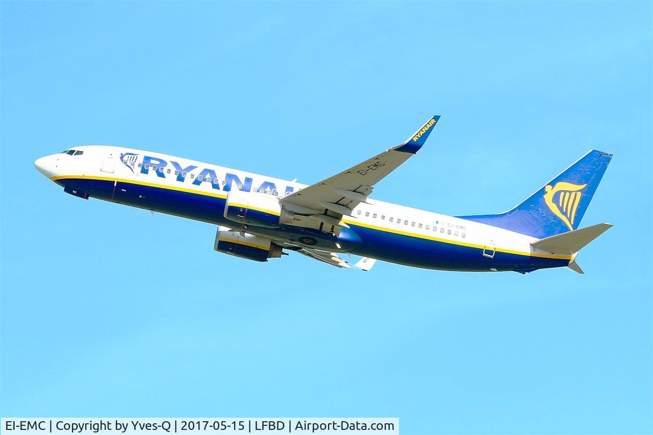 EI-EMC, 2010 Boeing 737-8AS C/N 38510, Boeing 737-8AS, Take off rwy 23, Bordeaux-Mérignac airport (LFBD-BOD)