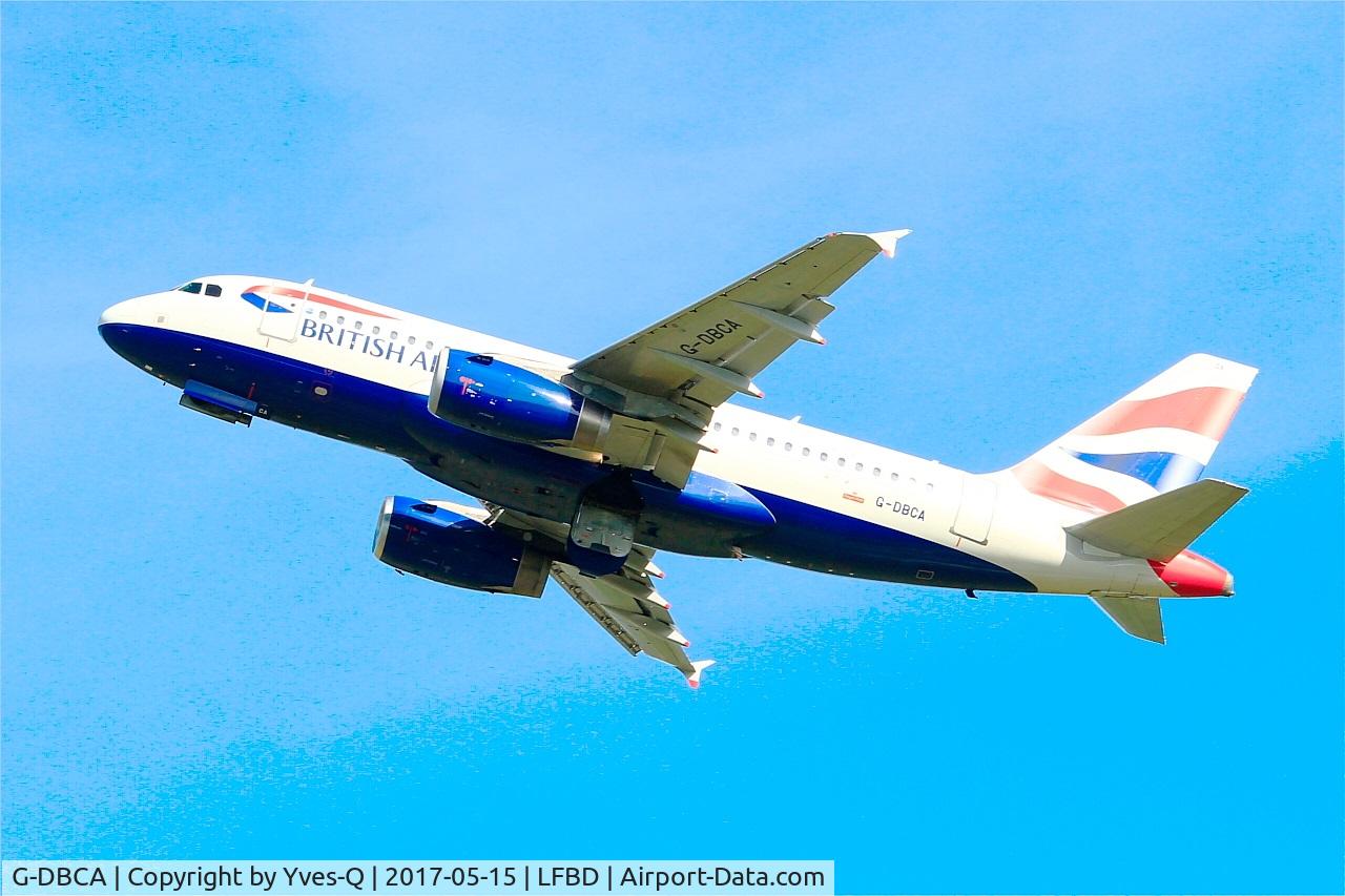 G-DBCA, 2004 Airbus A319-131 C/N 2098, Airbus A319-131, Take off rwy 23, Bordeaux-Mérignac airport (LFBD-BOD)