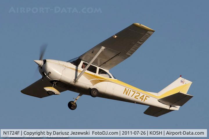 N1724F, 1966 Cessna 172H C/N 17255119, Cessna 172H Skyhawk CN 17255119, N1724F