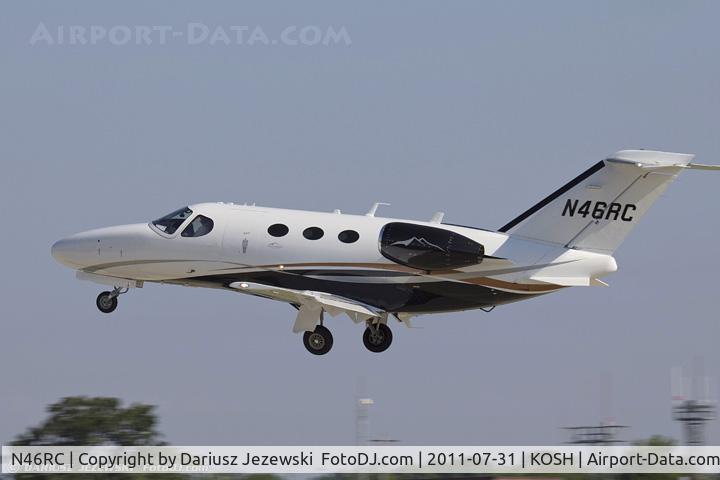 N46RC, 2010 Cessna 510 Citation Mustang Citation Mustang C/N 510-0327, Cessna 510 Citation Mustang CN 510-0327, N46RC