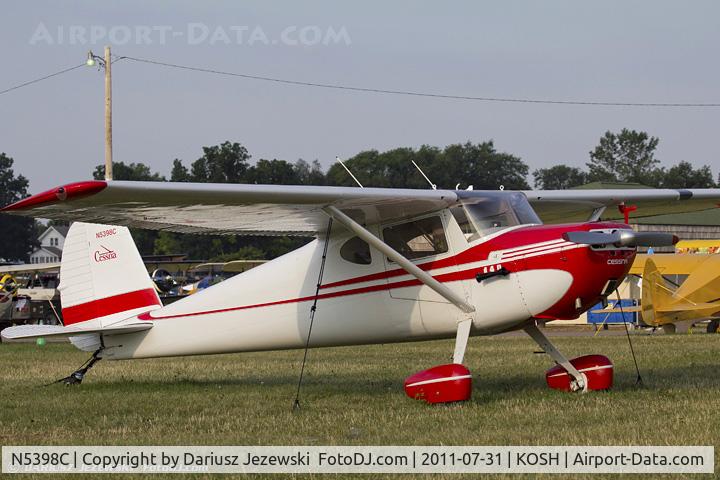 N5398C, 1950 Cessna 140A C/N 15531, Cessna 140A CN 15531, N5398C
