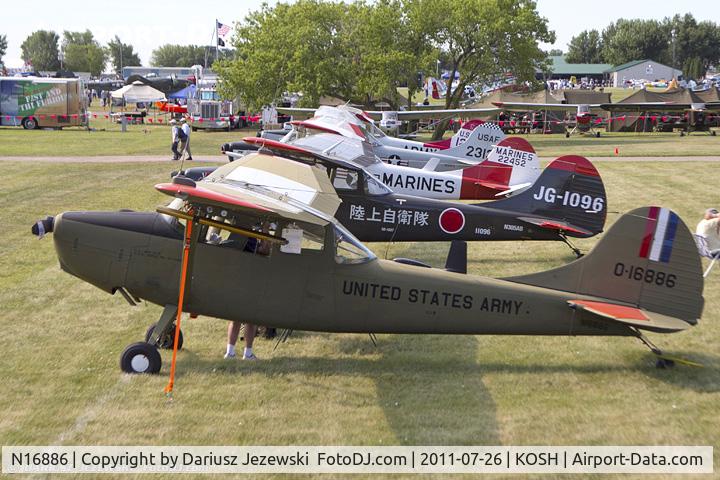 N16886, 1951 Cessna O-1G Bird Dog C/N 22706, Cessna O-1G CN 22706, N16886