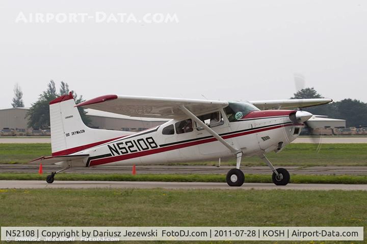 N52108, 1974 Cessna 180J C/N 18052505, Cessna 180J Skywagon CN 18052505, N52108