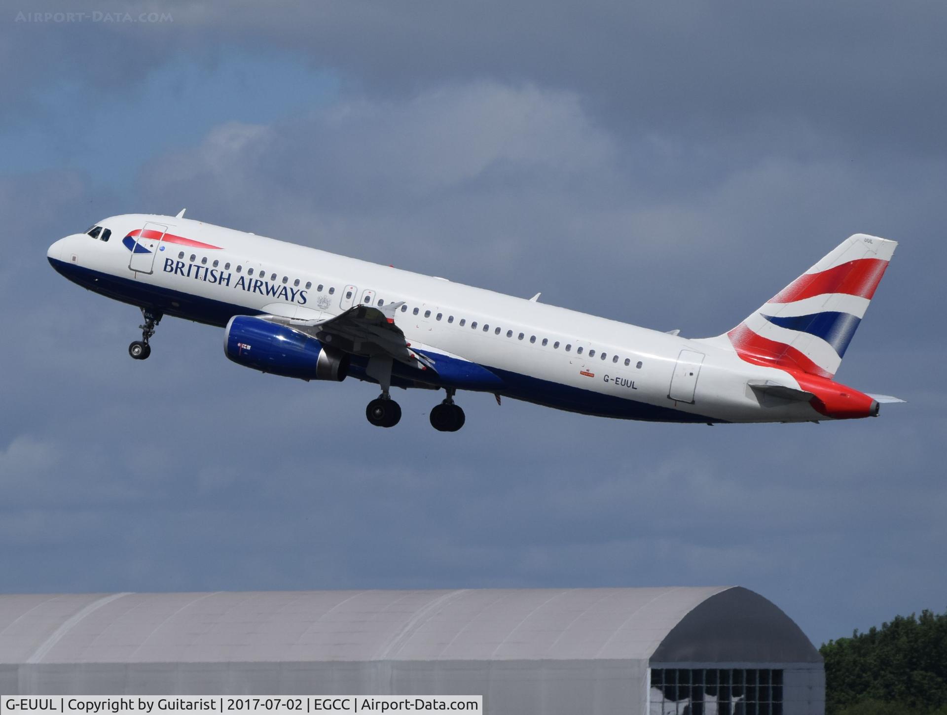 G-EUUL, 2002 Airbus A320-232 C/N 1708, At Manchester
