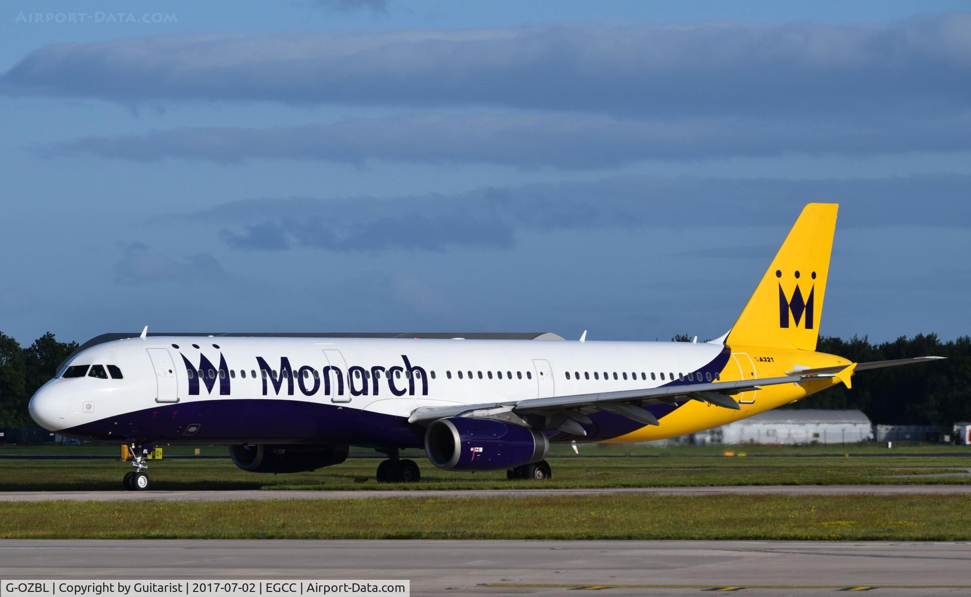 G-OZBL, 1998 Airbus A321-231 C/N 864, At Manchester