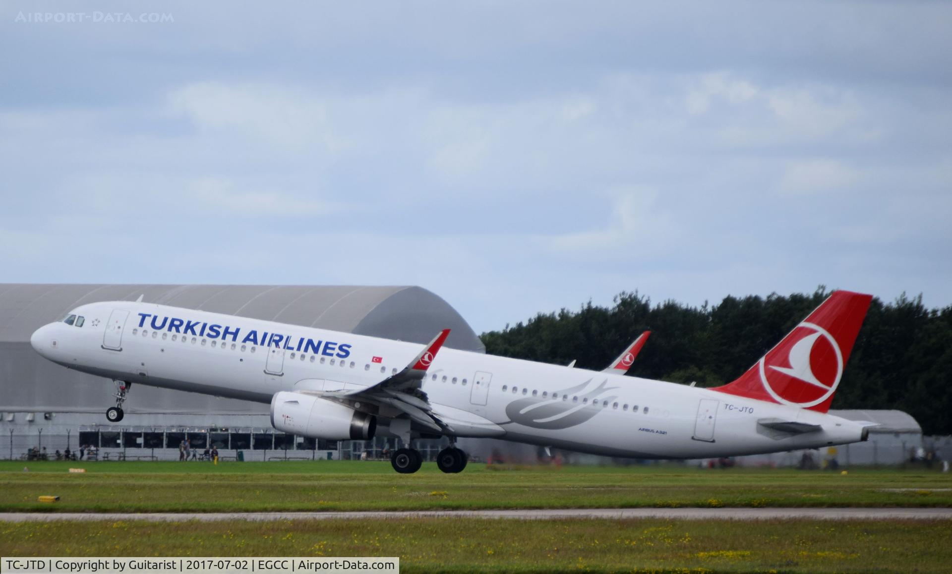 TC-JTD, 2015 Airbus A321-231 C/N 6822, At Manchester