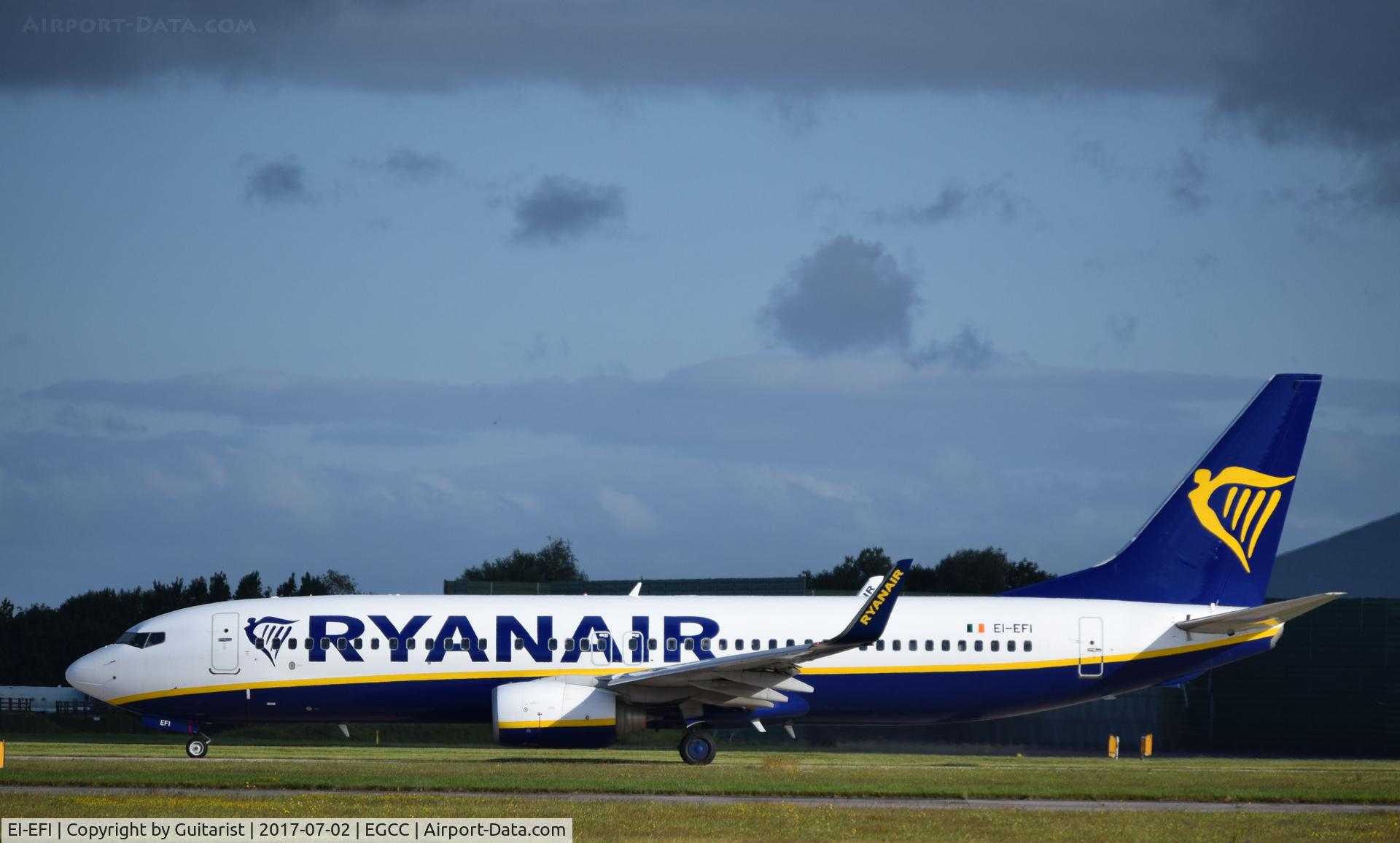 EI-EFI, 2009 Boeing 737-8AS C/N 35013, At Manchester