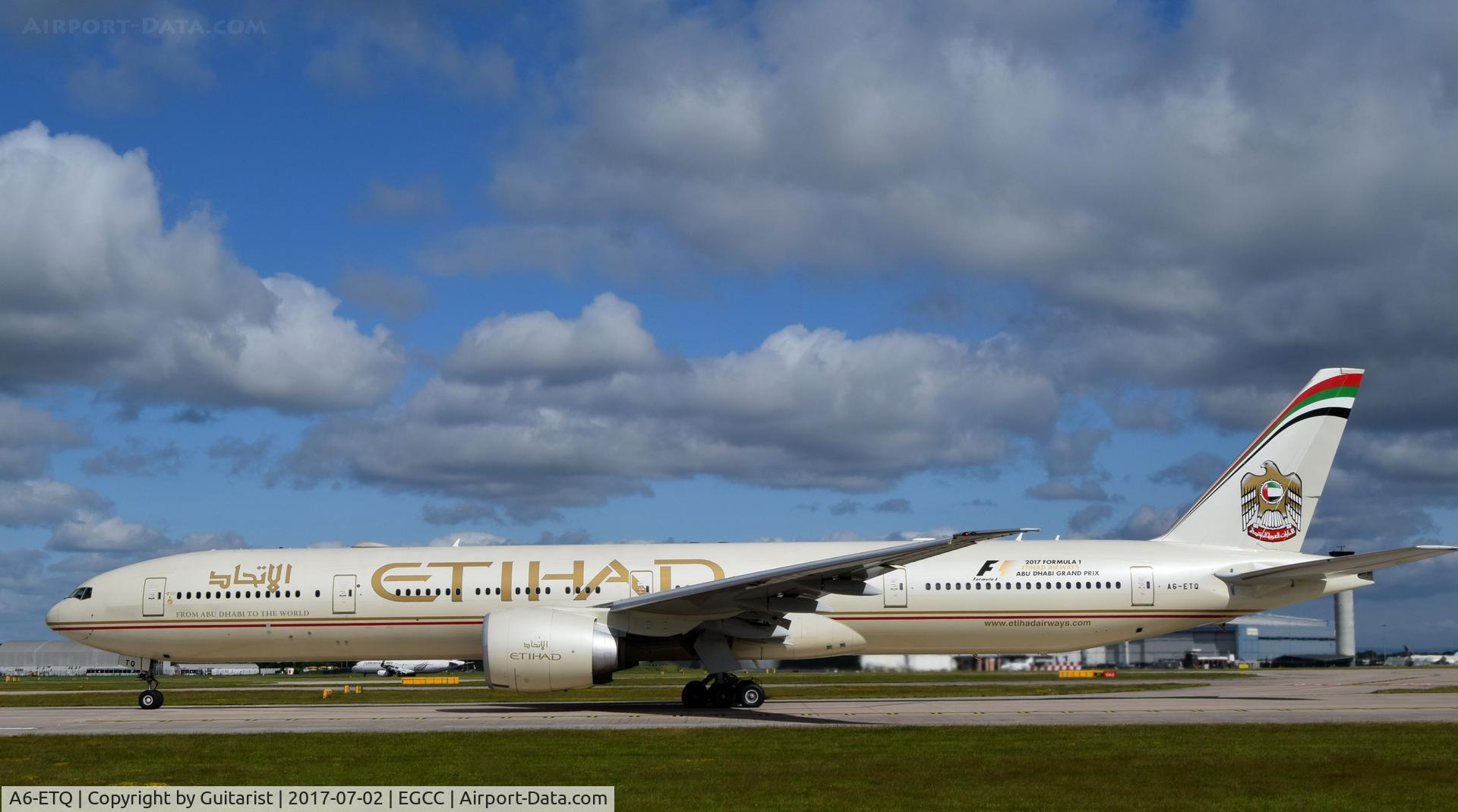 A6-ETQ, 2013 Boeing 777-3FX/ER C/N 41700, At Manchester