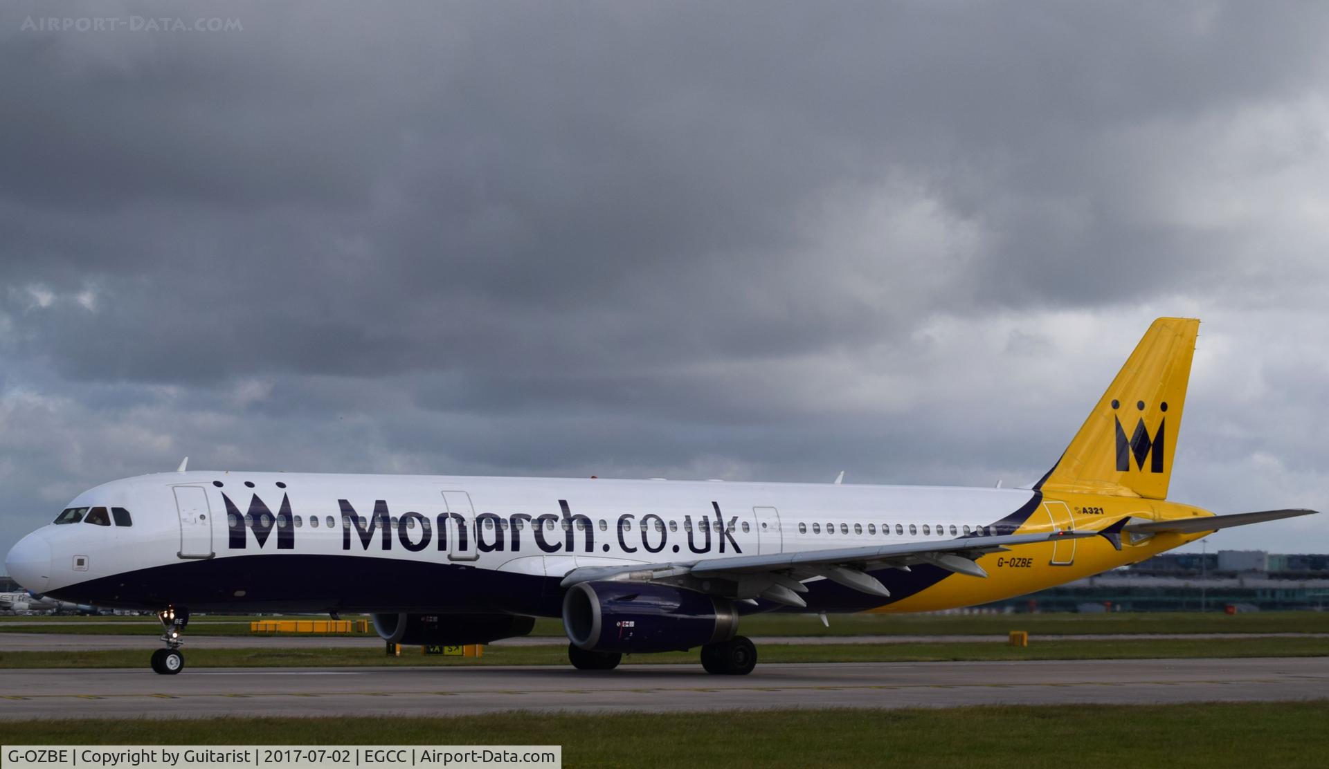 G-OZBE, 2002 Airbus A321-231 C/N 1707, At Manchester