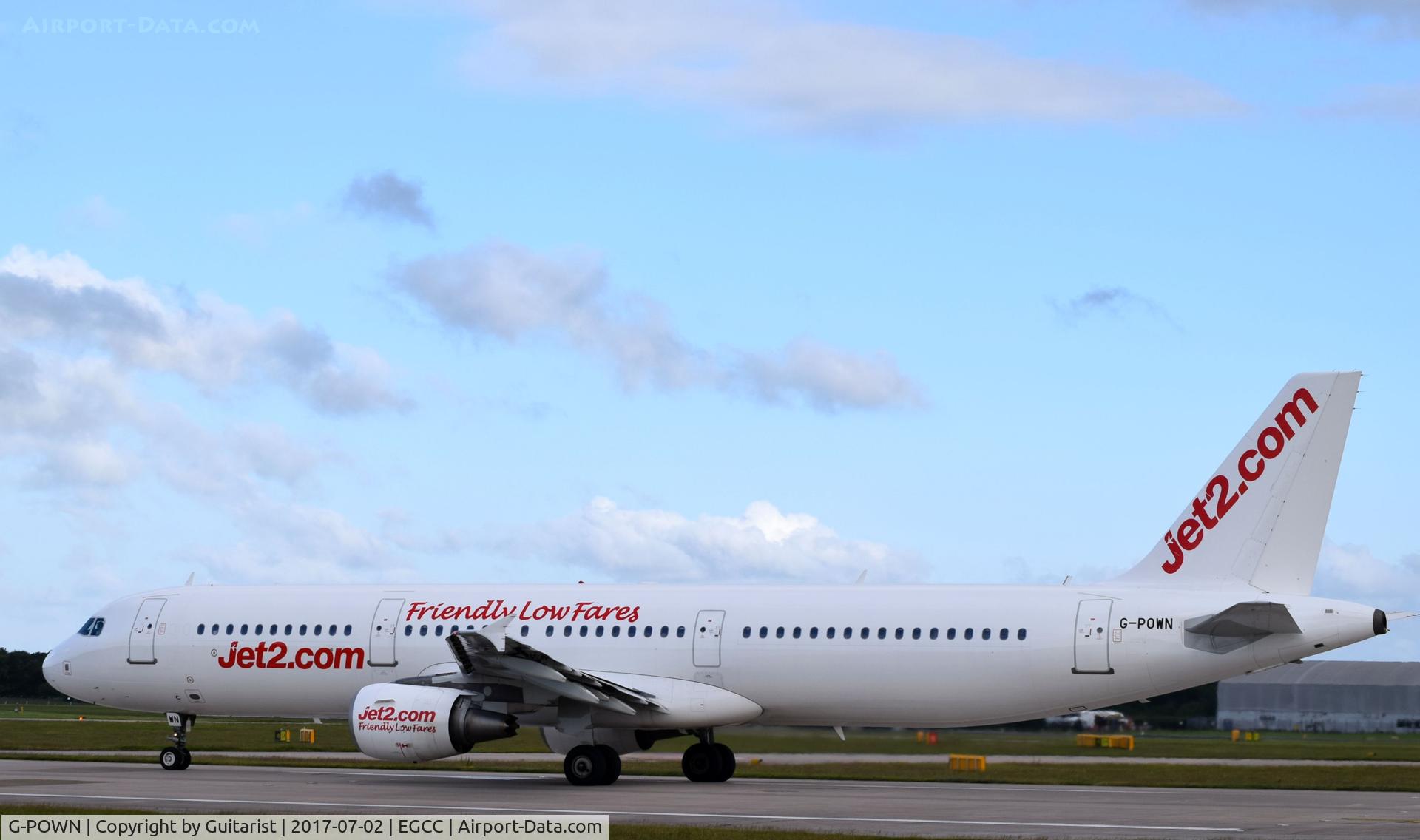 G-POWN, 2009 Airbus A321-211 C/N 3830, At Manchester