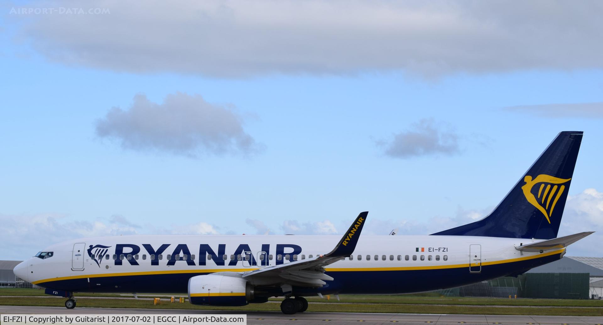 EI-FZI, 2017 Boeing 737-800 C/N 44782, At Manchester