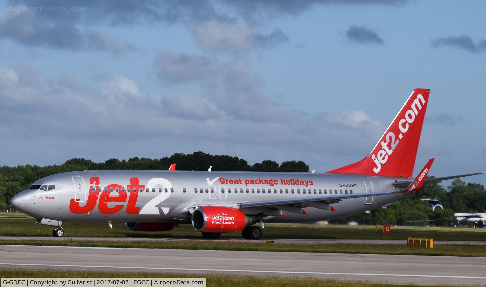 G-GDFC, 1998 Boeing 737-8K2 C/N 28375, At Manchester
