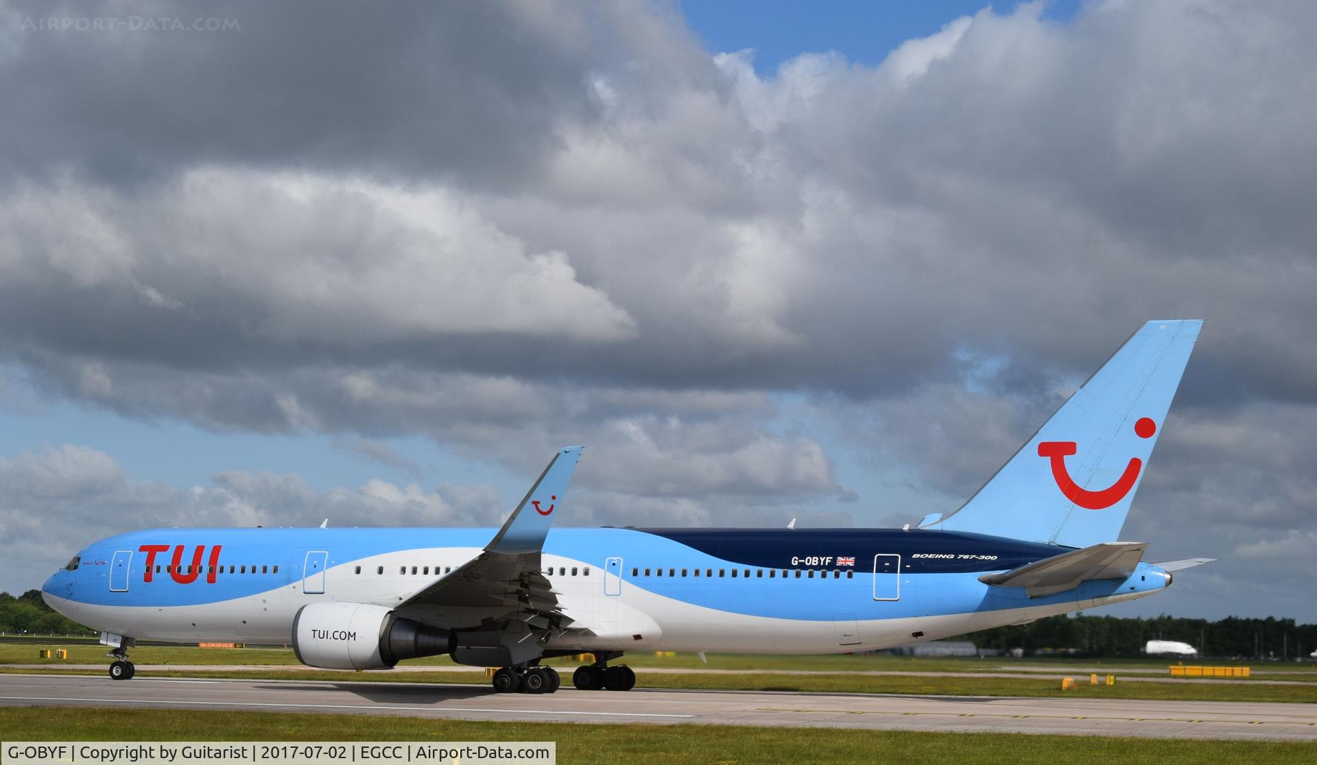 G-OBYF, 1998 Boeing 767-304 C/N 28208, At Manchester