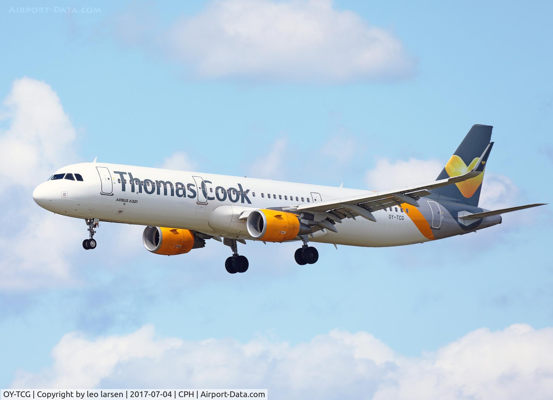 OY-TCG, 2014 Airbus A321-211 C/N 6389, Copenhagen 4.7.2017