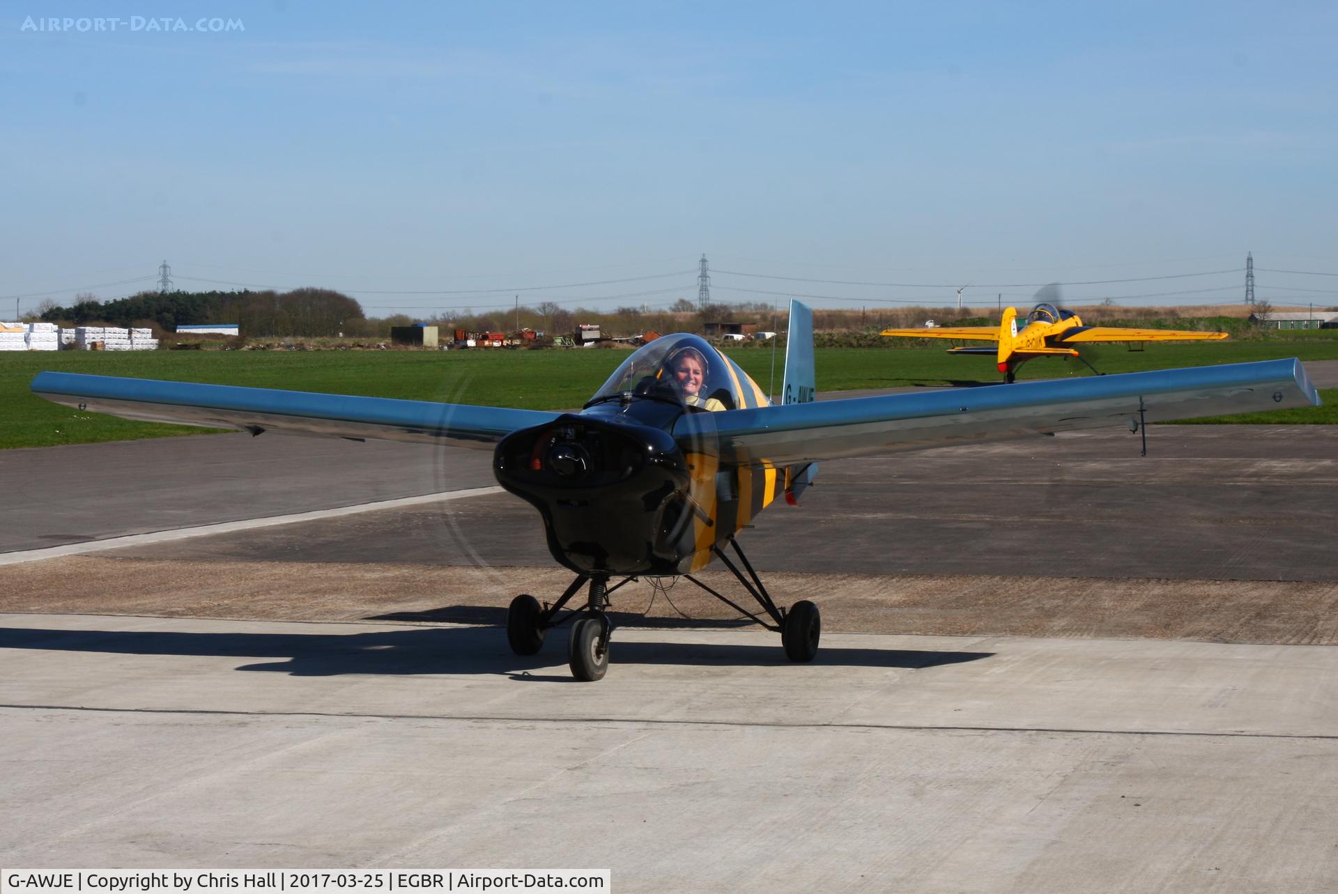 G-AWJE, 1968 Tipsy T-66 Nipper Mk 3 C/N S121, at Breighton