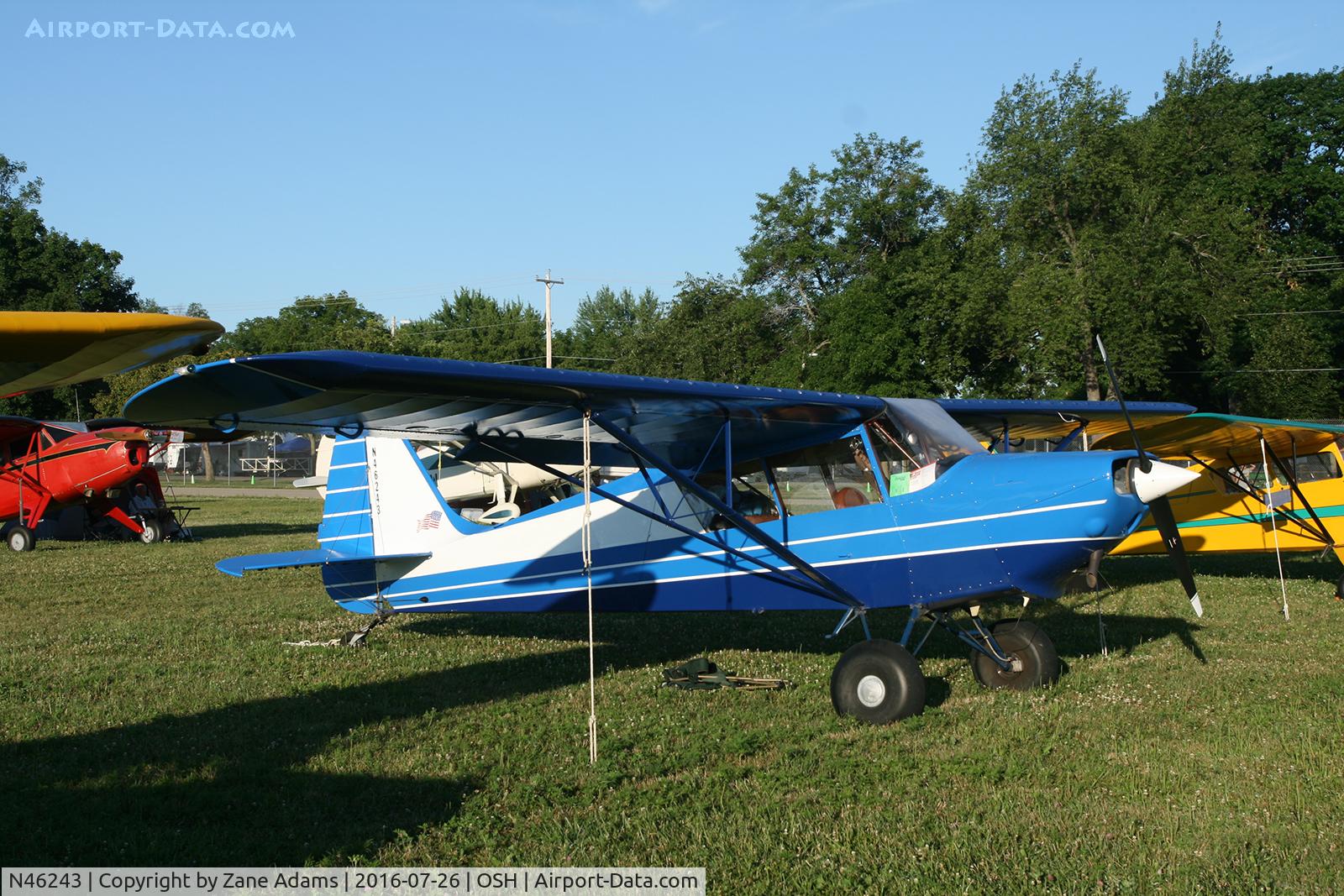 N46243, 1943 Interstate S-1B1 Cadet C/N 162, 2016 EAA AirVenture - Oshkosh, Wisconsin