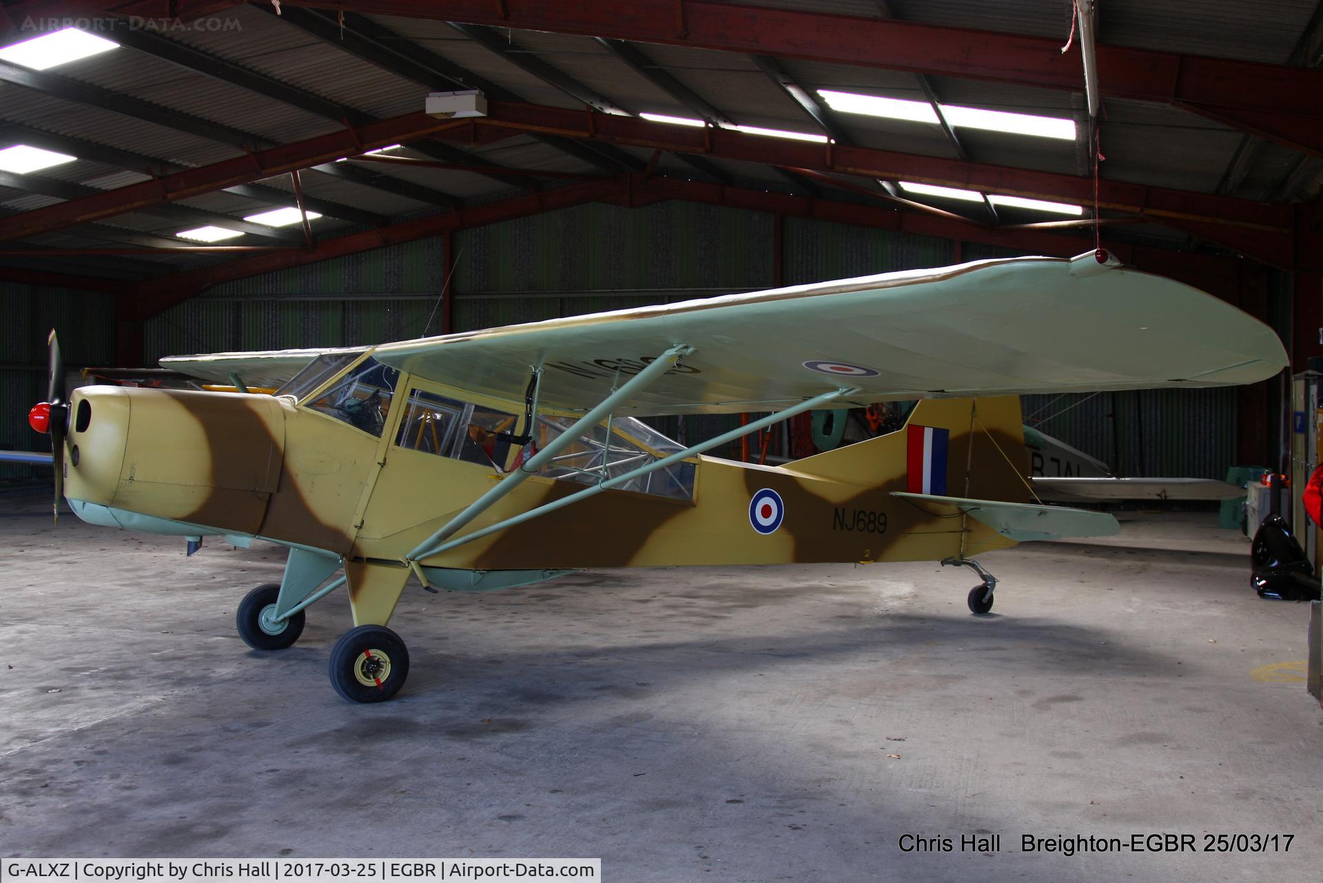 G-ALXZ, 1944 Taylorcraft Auster Mk.5/150 C/N 1082, at Breighton