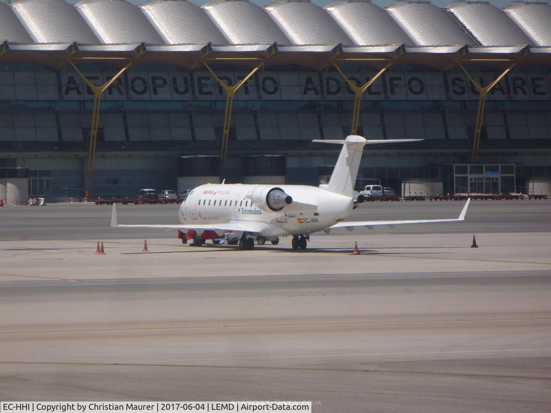 EC-HHI, Canadair CRJ-200ER (CL-600-2B19) C/N 7343, CRJ-200ER