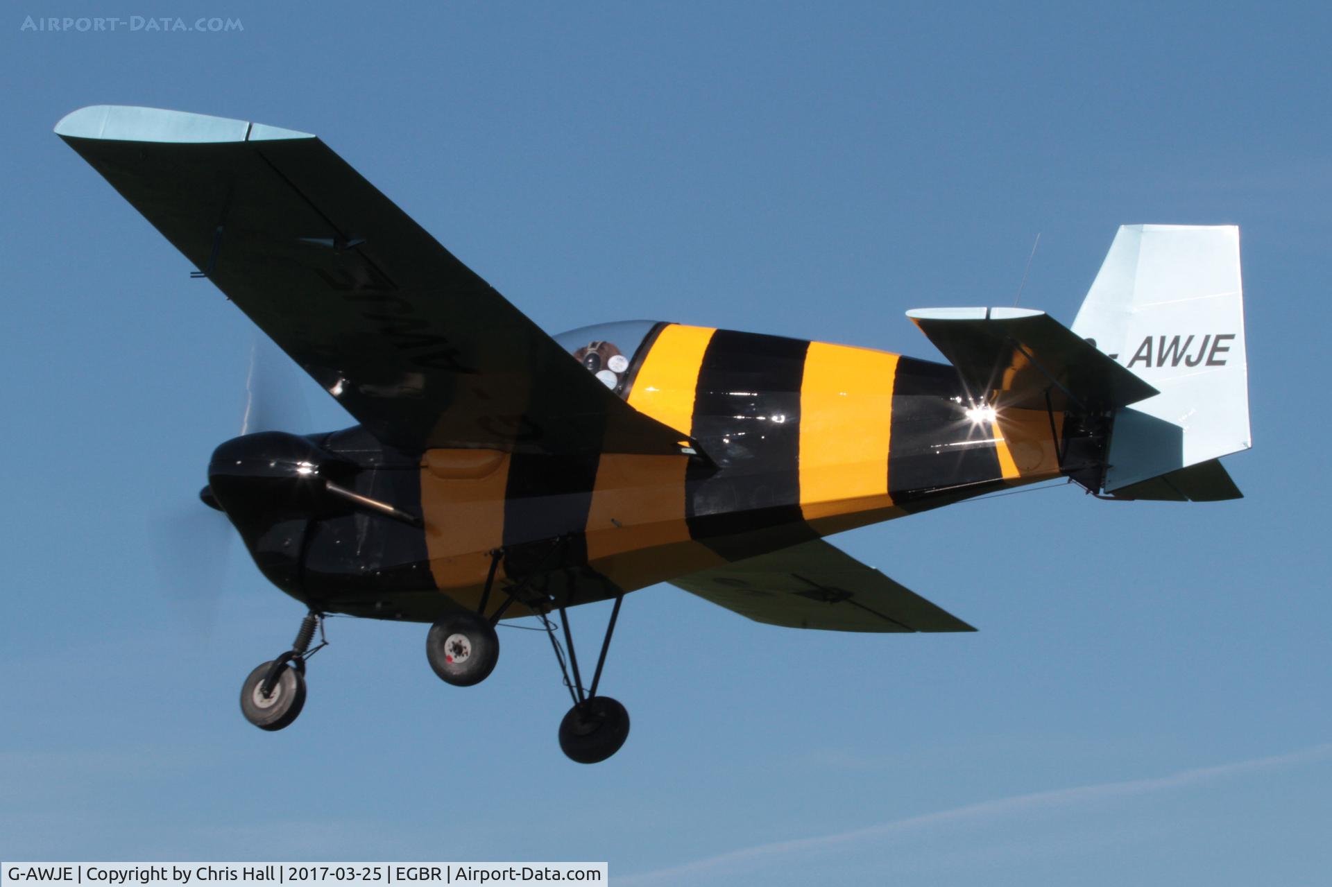 G-AWJE, 1968 Tipsy T-66 Nipper Mk 3 C/N S121, at Breighton