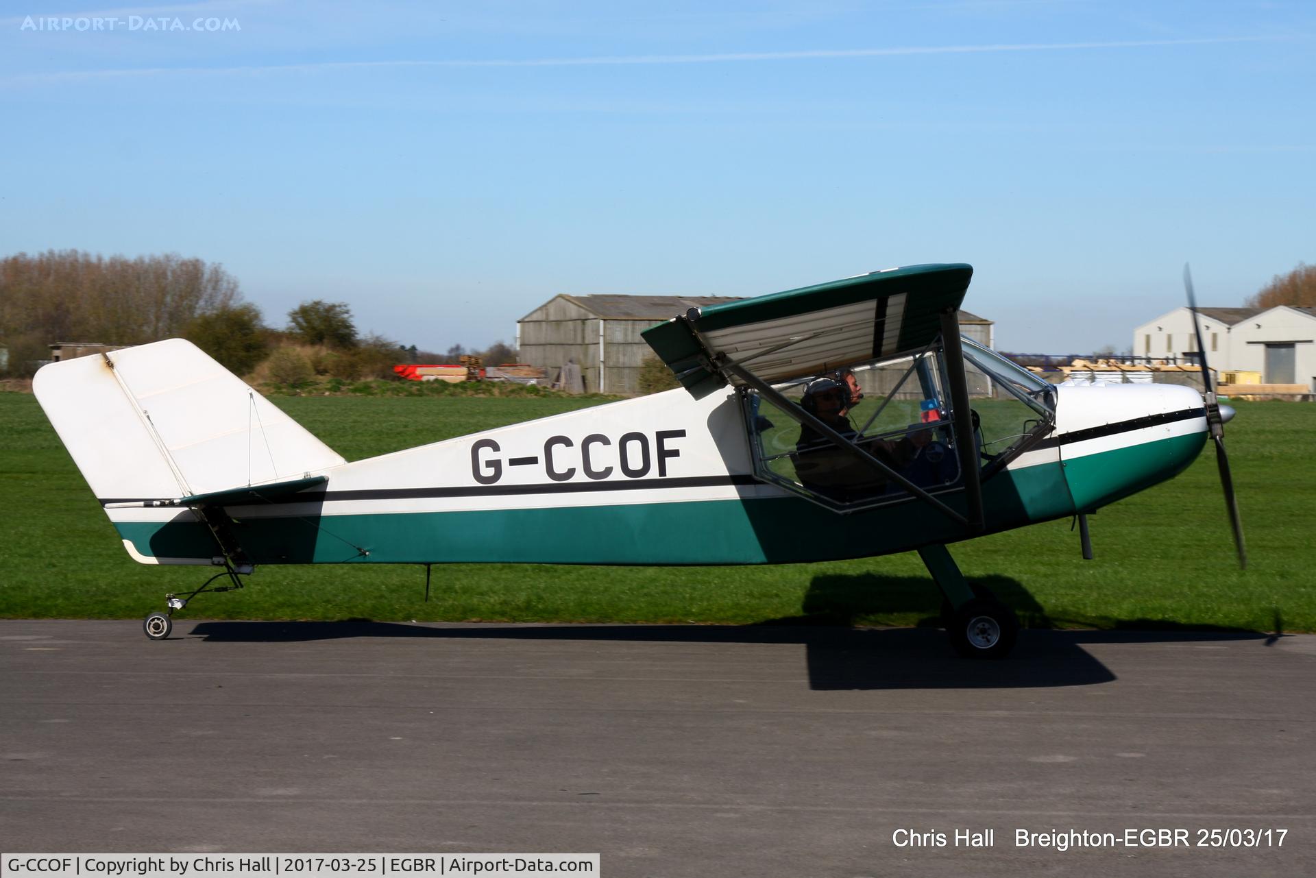 G-CCOF, 2004 Rans S-6ESA Coyote II C/N PFA 204-14037, at Breighton