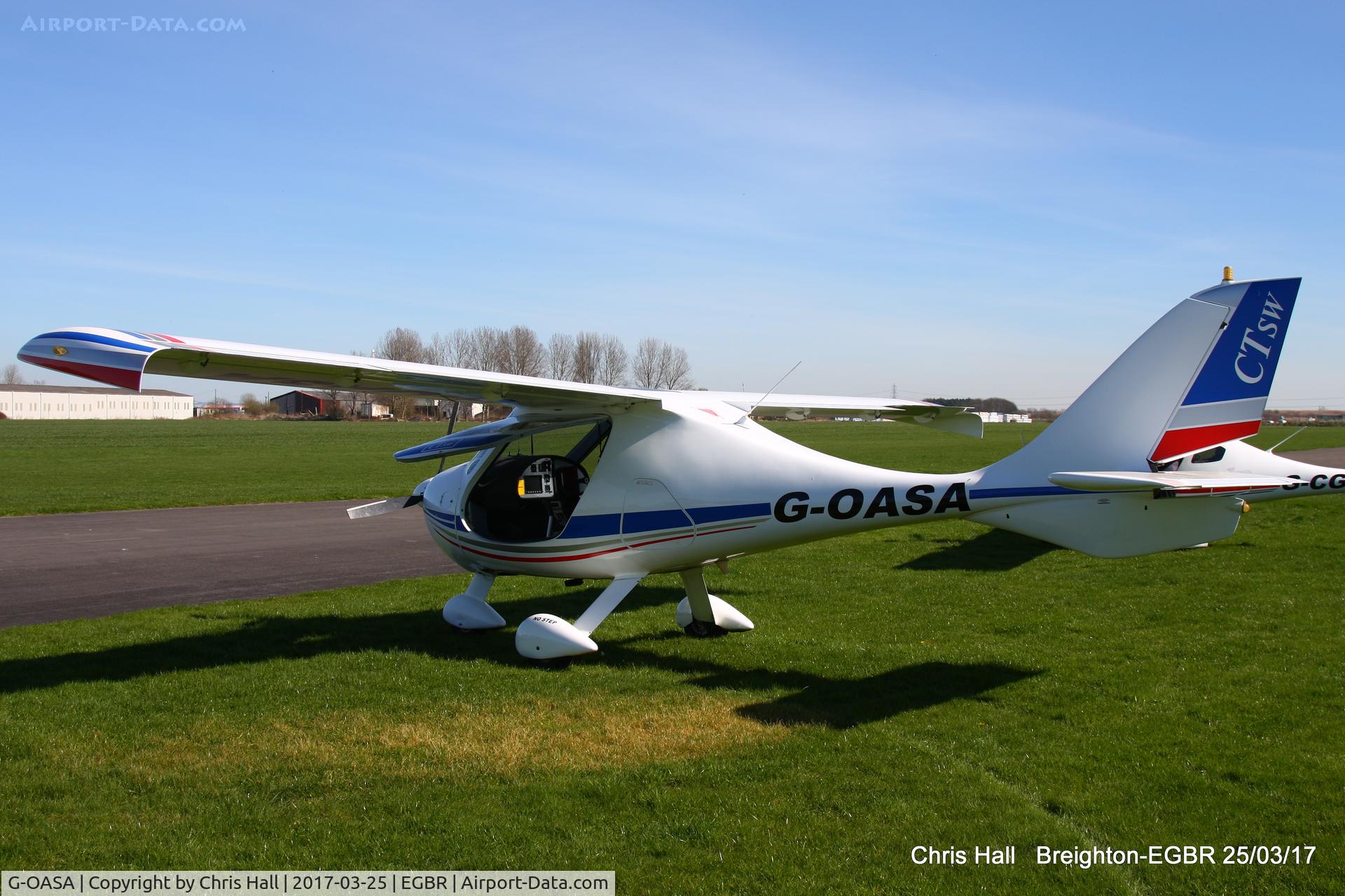 G-OASA, 2009 Flight Design CTSW C/N 8497, at Breighton
