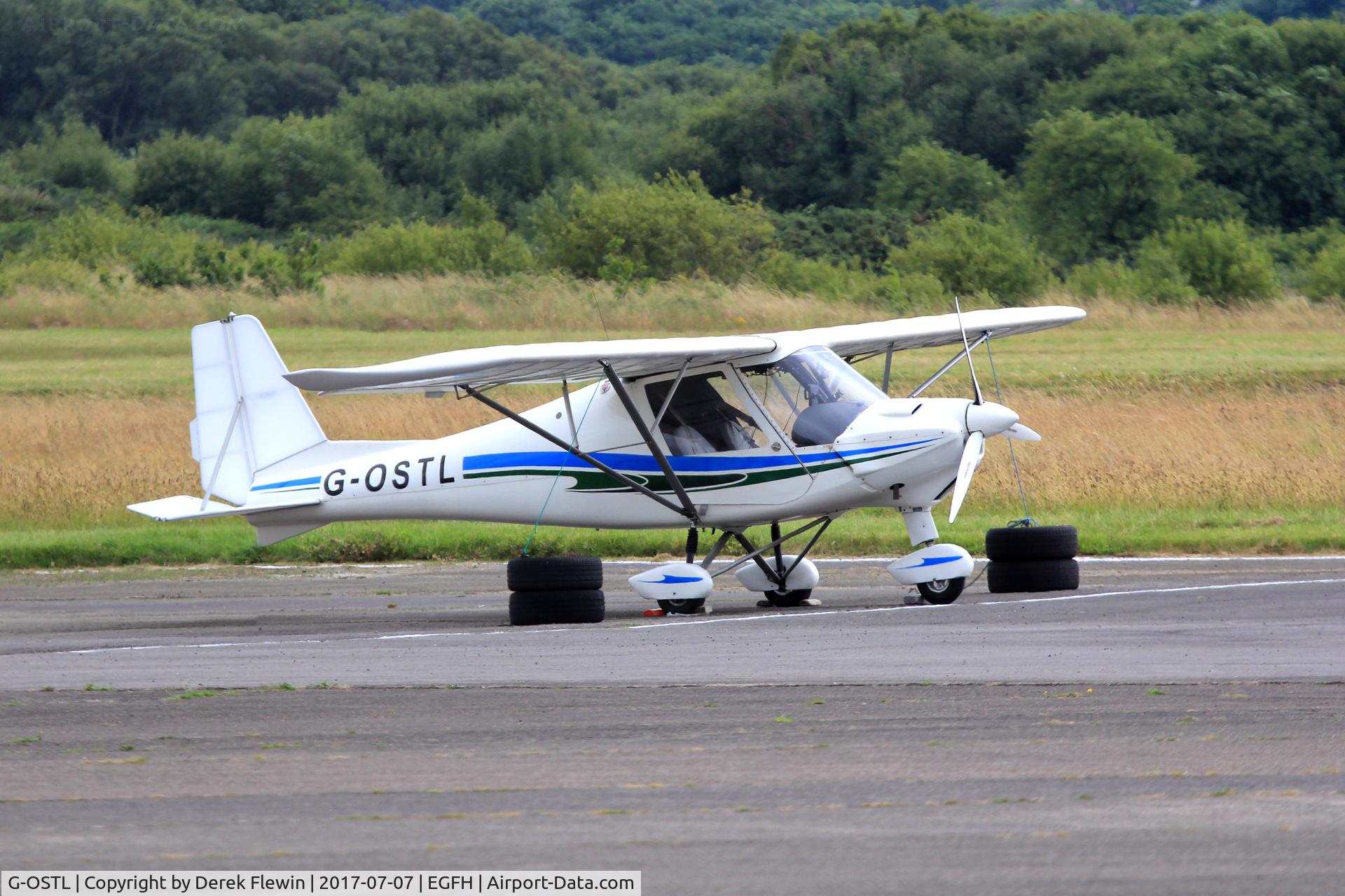 G-OSTL, 2005 Comco Ikarus C42 FB100 C/N 0503-6661, Ikarus C42, Carrickmore County Tyrone based, seen parked up.