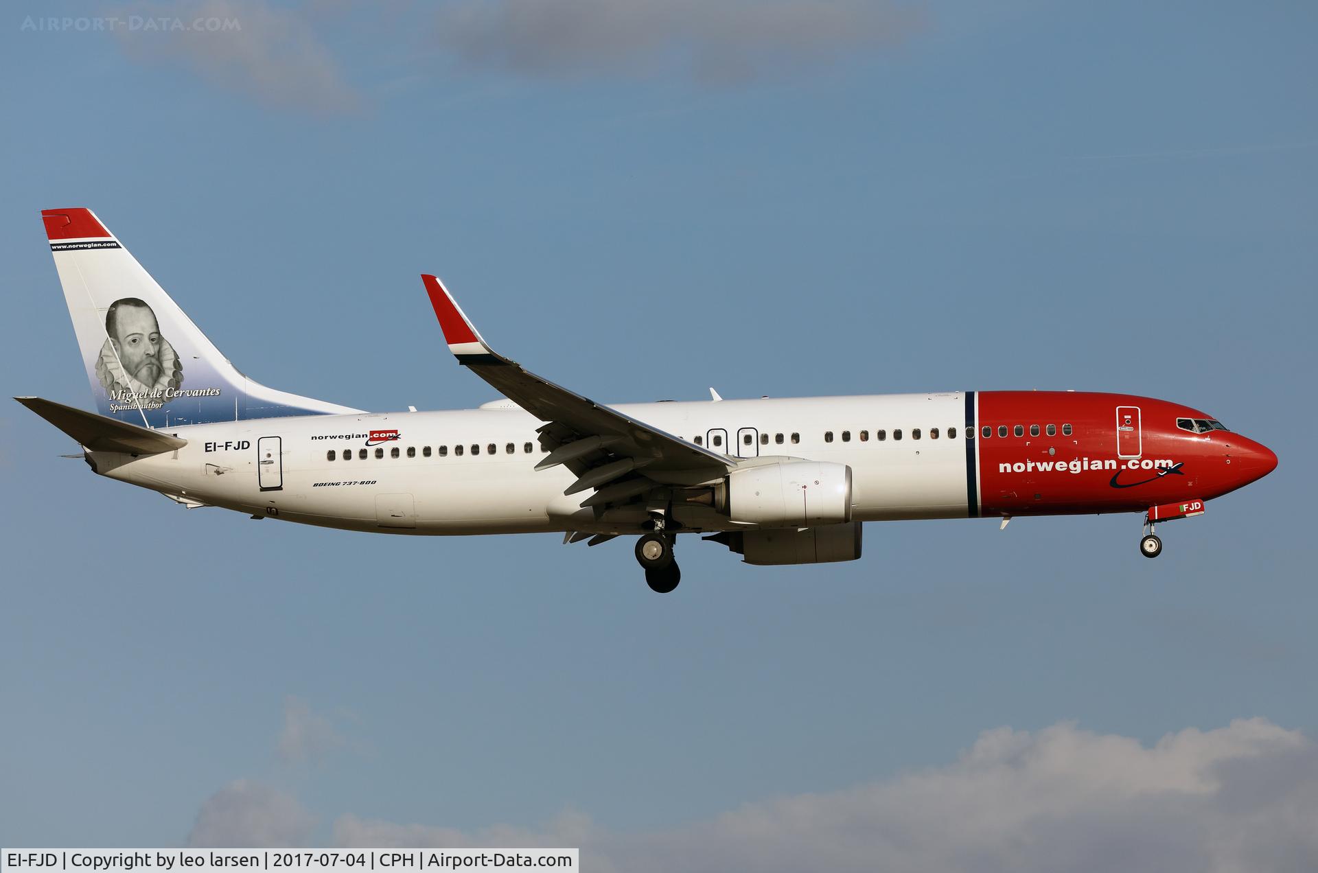 EI-FJD, 2015 Boeing 737-8JP C/N 41143, Copenhagen 4.7.2017