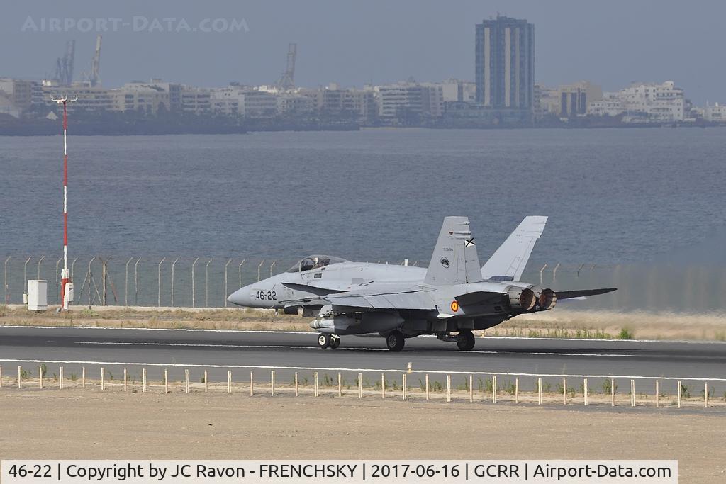 46-22, McDonnell Douglas F/A-18A+ Hornet C/N 170/A132, Spanish Air Force take off