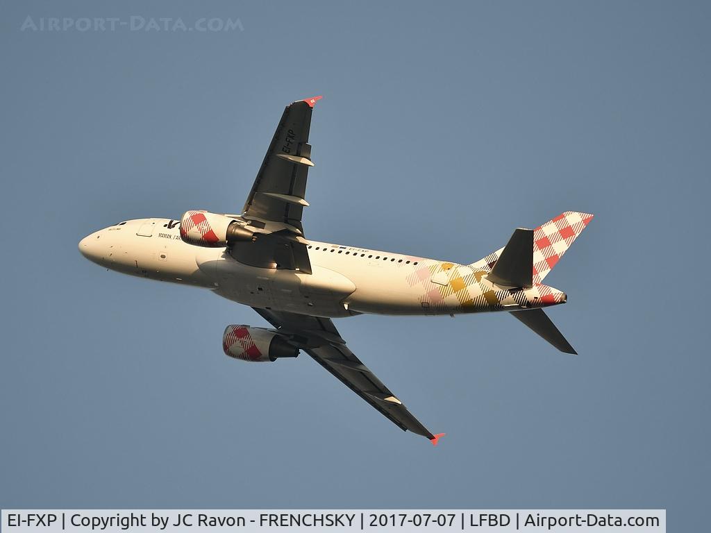 EI-FXP, 2004 Airbus A319-111 C/N 2258, V72610 /VOE26LE take off runway 05 to Strasbourg