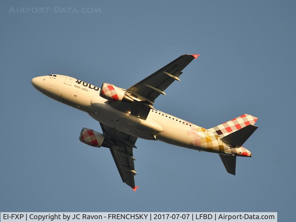 EI-FXP, 2004 Airbus A319-111 C/N 2258, V72610 /VOE26LE take off runway 05 to Strasbourg