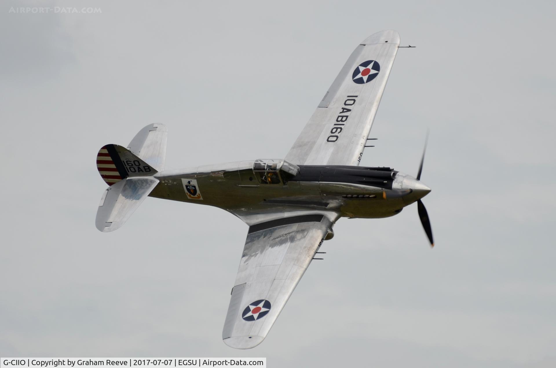 G-CIIO, 1941 Curtiss P-40C Warhawk C/N 16161, Seen at Duxford.