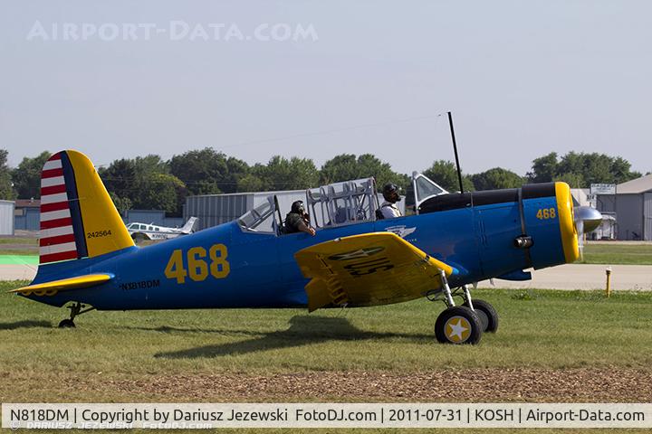 N818DM, 1943 Consolidated Vultee BT-13A C/N 9642, Consolidated Vultee BT-13A Valiant CN 9642, NX818DM