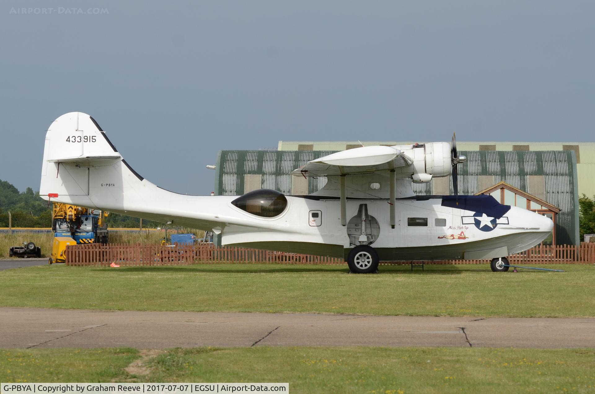 G-PBYA, 1944 Consolidated (Canadian Vickers) PBV-1A Canso A C/N CV-283, Parked at Duxford.