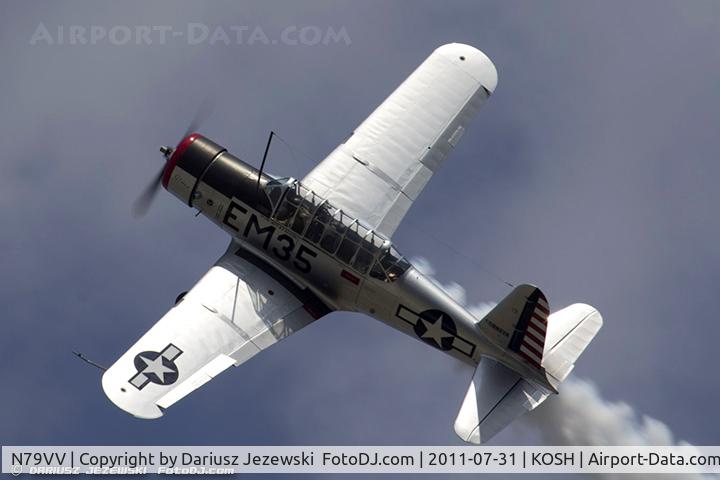 N79VV, 1942 Consolidated Vultee BT-13A C/N 11756, Consolidated Vultee BT-13A Valiant CN 11756, N79VV